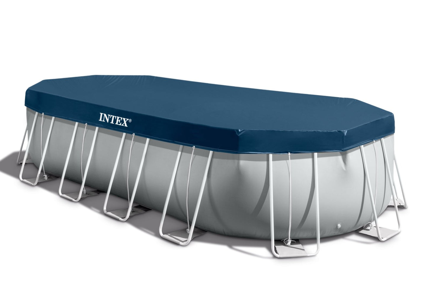 INTEX Oval Prism Frame Swimming Pool SET 20' x 10' x 48" (6.10mx 3.05mx 1.22m) inkl. Filterpumpe