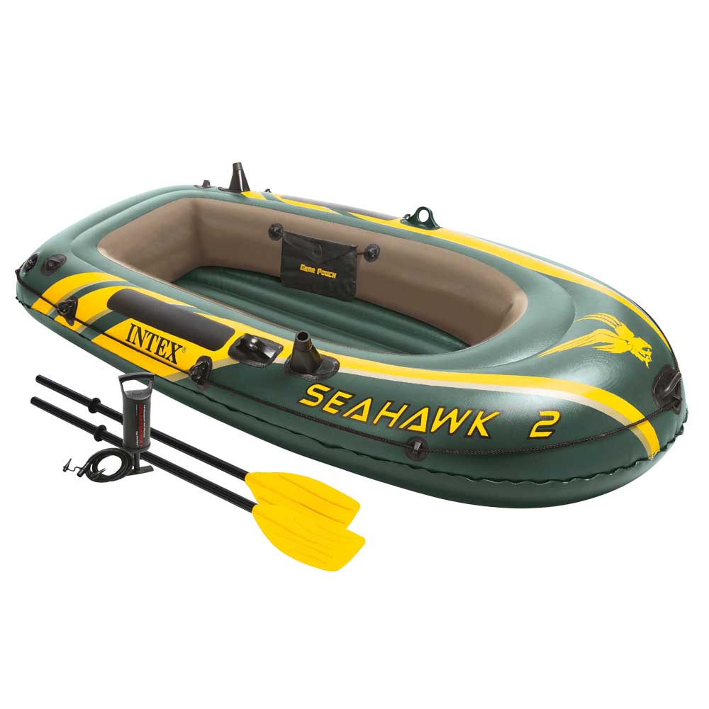 Intex Seahawk 2 Inflatable Boat Set, 2 Person, 240KG payload, #68347